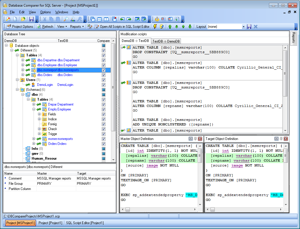 SQL Management Studio For SQL Server Features SQLManager